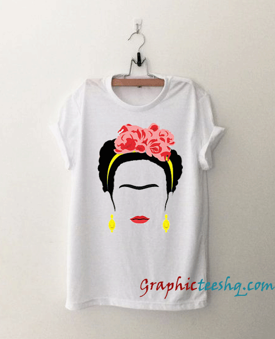 Unisex T-Shirt Frida Kahlo Shirts For Men Women White T Shirts