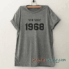 1968-50th birthday gift for women tee shirt
