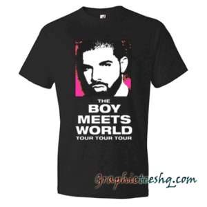 Drake The Boy Meets World Tour tee shirt