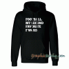 Football My Second Favorite F Word - Game Day Football Hoodie