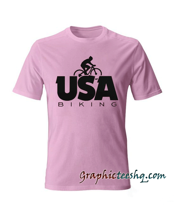 USA Biking tee shirt