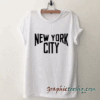 new york city logo tee shirt
