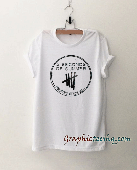 5 Second of Summer derping since 2011 DTG Printed tee shirt