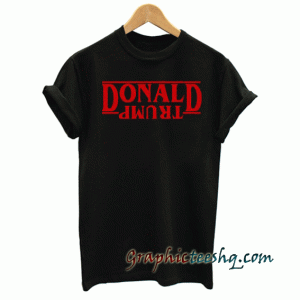 Donald Trump Stranger Things tee shirt