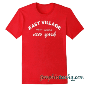 East Village New York tee shirt