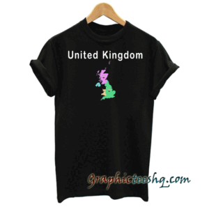 United kingdom Geography tee shirt