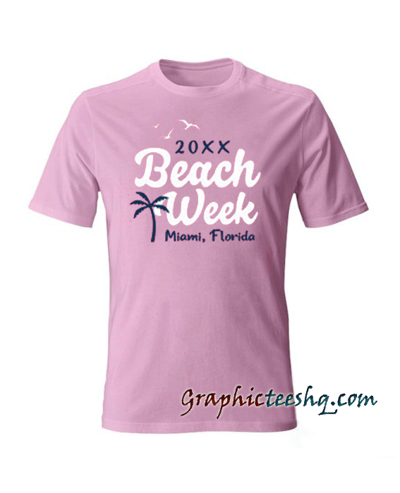 Beach Week Miami Florida tee shirt