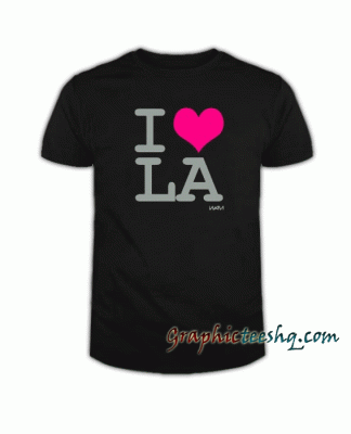I love LA tee shirt for adult men and women.It feels soft