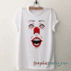 IT Stephen King Face Halloween tee shirt