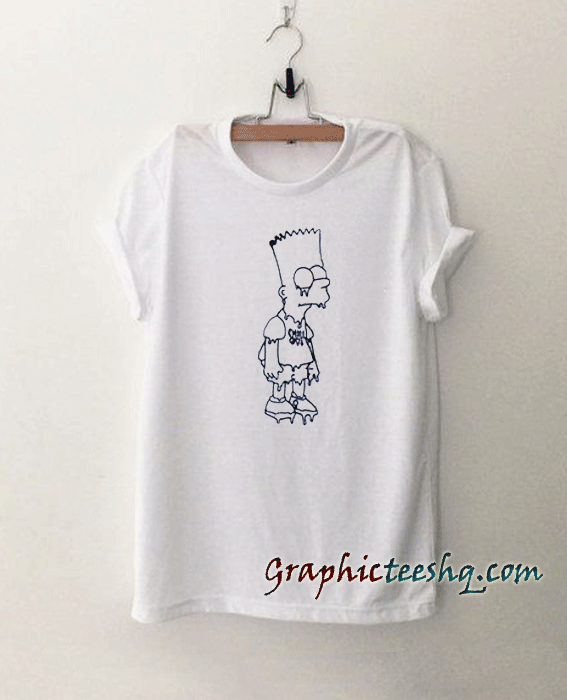 Bart simpson unisex tee shirt