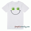 Marijuana Weed Smiley tee shirt