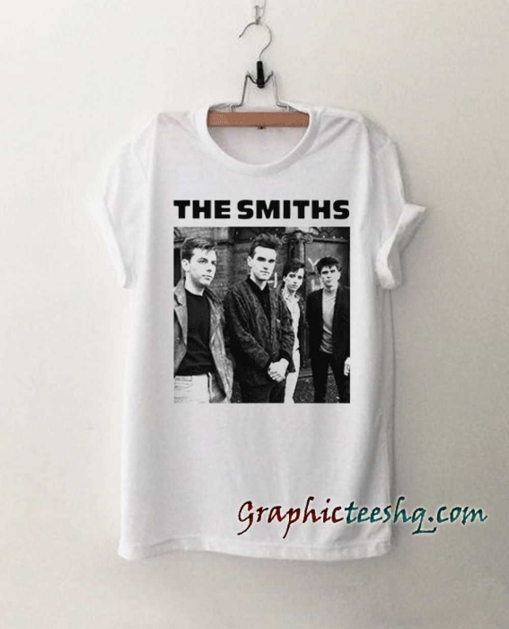 The smiths black tee shirt for adult men and women. It feels soft