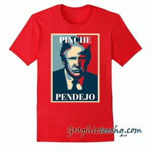 Trump Pinche Pendejo Resist Anti Trump Protest tee shirt