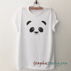 Panda Face tee shirt