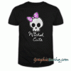 Wicked Cute Halloween Sugar Skull-Cute Halloween tee shirt
