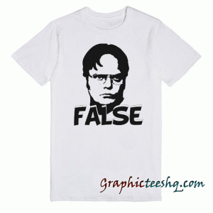 Dwight Schrute False Men's tee shirt