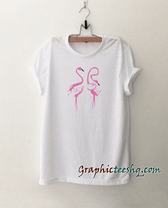 Pink Flamingo tee shirt