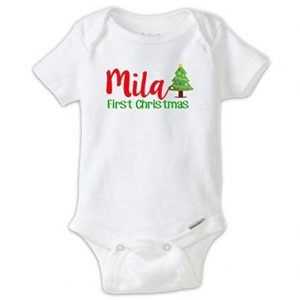 My First Christmas Baby Onesie