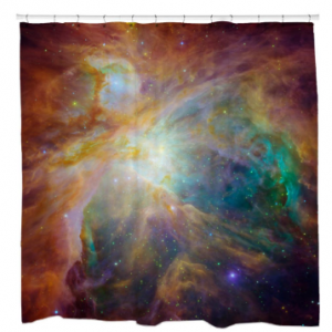 Orion Nebula Masterpiece Shower Curtain