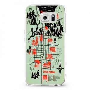 Welcome to Twin Peaks Map Cover Cases iPhone, iPod, Samsung Galaxy