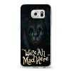 Cheshire cat we re all mad here big font Design Cases iPhone, iPod, Samsung Galaxy