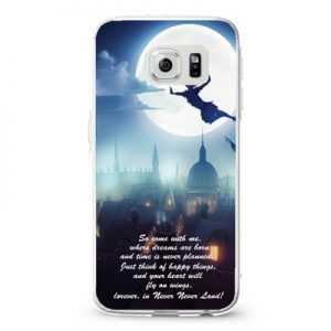 Peter Pan Quote on the Fly City Night Design Cases iPhone, iPod, Samsung Galaxy