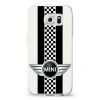 Mini Cooper Style Checkers with Black Stripes Design Cases iPhone, iPod, Samsung Galaxy