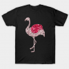 Glitter flamingo tee shirt