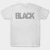 Black tee shirt