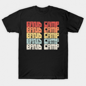 Retro 80s BAND CAMP tee shirt