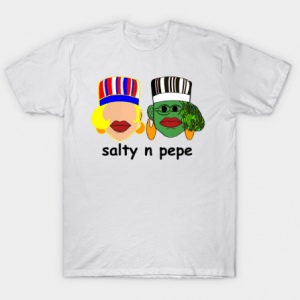 Salty and pepe tee shirt