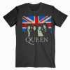 Queen England Flag Music tee shirt