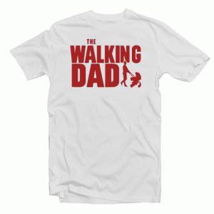 The Walking Dad Red tee shirt