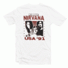 Nirvana USA tee shirt