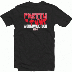 Pretty In Punk Worldwide Tour tee shirt