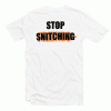 Vlone Friends Orange Stop Snitching tee shirt