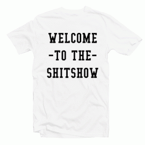 Welcome To The Shitshow Summer Day Bunny tee shirt