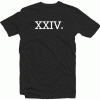 XXIV Bruno Mars tee shirt