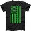 American Irish Clover Vintage Flag tee shirt