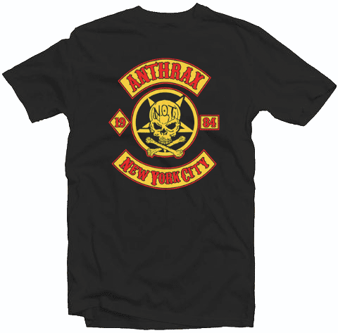 Anthrax New York City Band tee shirt