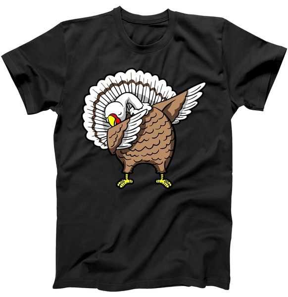 Dabbing Turkey Funny Thanksgiving Day tee shirt