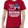 Kiss Me I'm A Veteran Irish Drunk Or Whatever Premium tee shirt