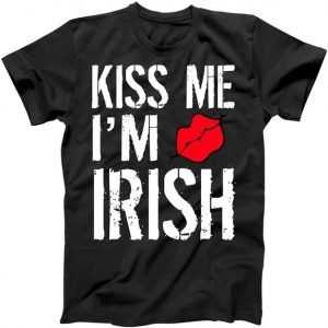 Kiss Me I'm Irish St. Patrick's Day tee shirt