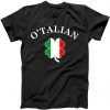 O'Talian Italian Irish Shamrock St. Patrick's Day tee shirt