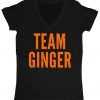 Team Ginger Junior Fit V-Neck tee shirt