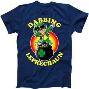 The Dabbing Leprechaun Irish Rainbow Dab St. Patrick's Day tee shirt