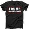 Trump Shutdown Logo tee shirt
