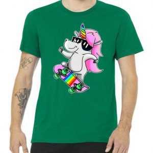 Cute Unicorn Seahorse Uni-Maid tee shirt