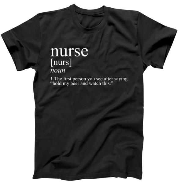 Funny Nurse Definition Tee Shirt for adult men and women.It feels soft ...