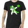 St. Patrick's Day Dabbing Irish Unicorn tee shirt